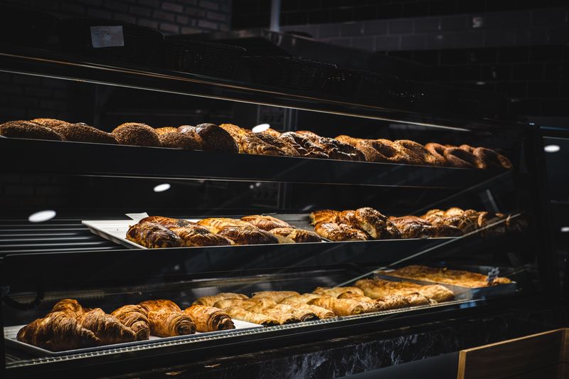 Tatte café counter area showcasing pastry display